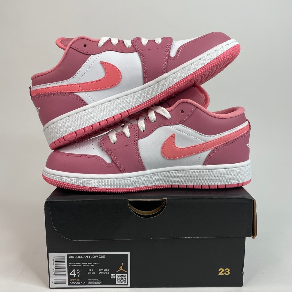 Nike Air Jordan 1 Retro Low GS “Valentine’s Day” 2023 - Picture 3 of 4